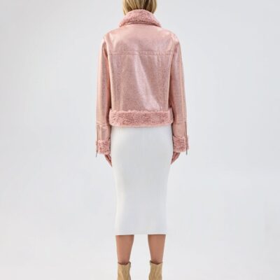 Unreal Fur Métallique Jacket - Image 2