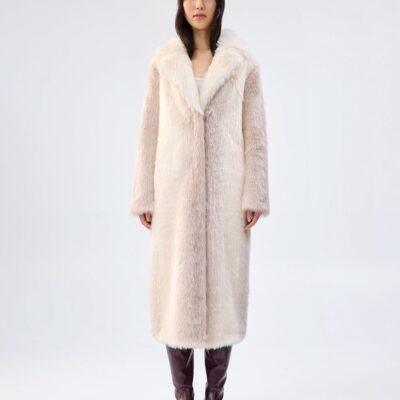 Unreal Fur White Plains Coat - Image 1