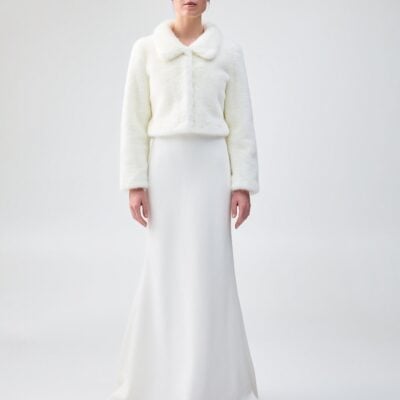 Unreal Fur Tirage Cropped Jacket - Image 1