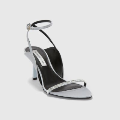 Victoria Beckham Victoria Embellished Sandal 75 Satin - Image 1