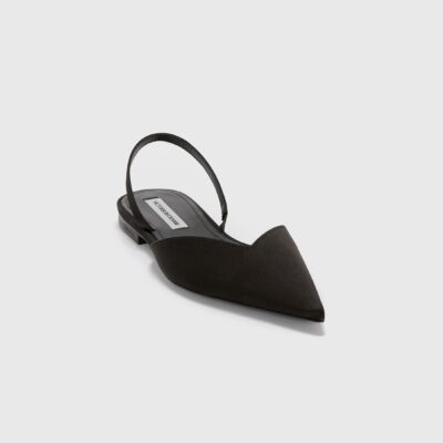 Victoria Beckham Victoria Angle Halter Back Flat Satin - Image 1