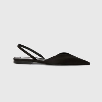 Victoria Beckham Victoria Angle Halter Back Flat Satin - Image 2