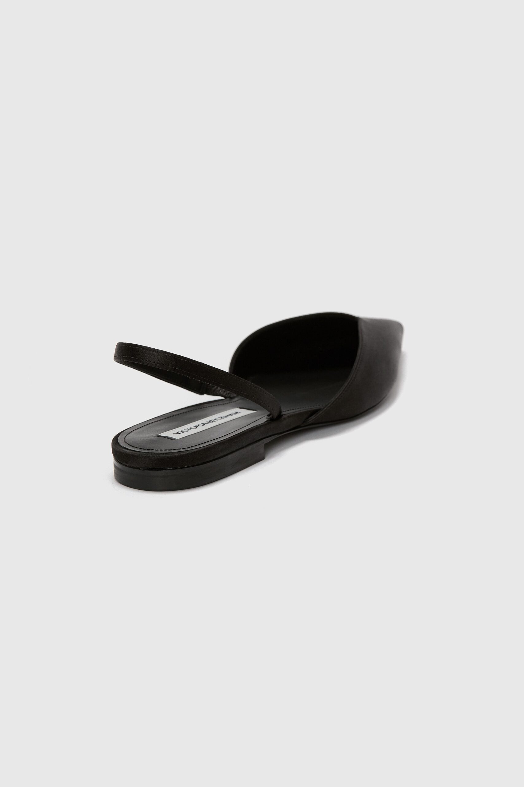 MNVBK140826065424017_3 Victoria Beckham Victoria Angle Halter Back Flat Satin - Image 3