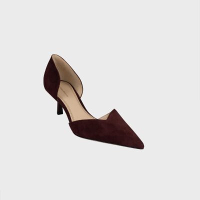 Victoria Beckham Victoria Angle D'Orsay Pump 55 Suede - Image 1
