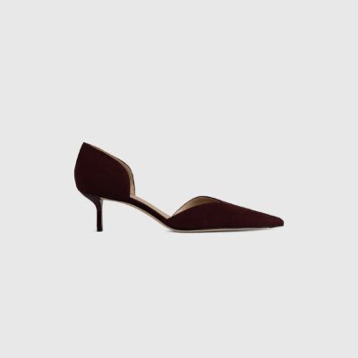 Victoria Beckham Victoria Angle D'Orsay Pump 55 Suede - Image 2