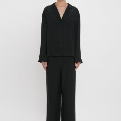 Victoria Beckham VB Monogram Pyjama Sleep Set - Image 1