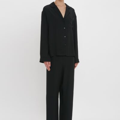 Victoria Beckham VB Monogram Pyjama Sleep Set - Image 2