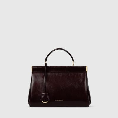Victoria Beckham Sloane Frame Bag 28 Distressed Leather - Image 1