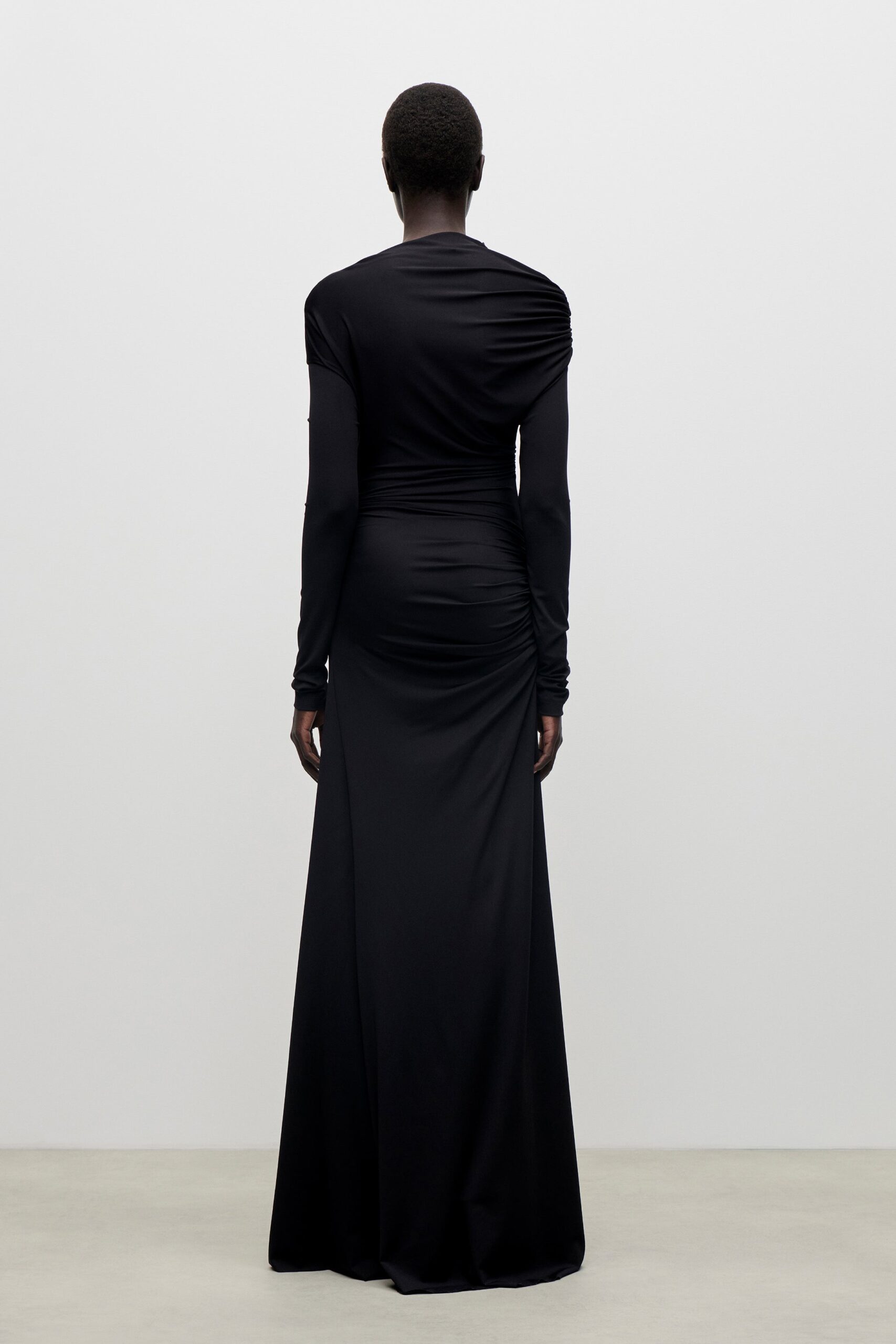 MNVBK140826065424042_3 Victoria Beckham Shoulder Drape Gown - Image 3