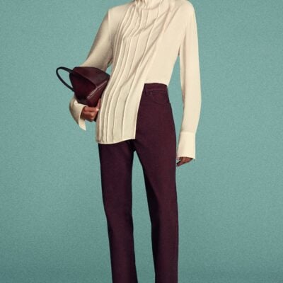 Victoria Beckham Seam Detail Blouse - Image 2