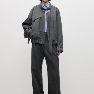 Victoria Beckham Scarf Bomber Jacket - Image 2