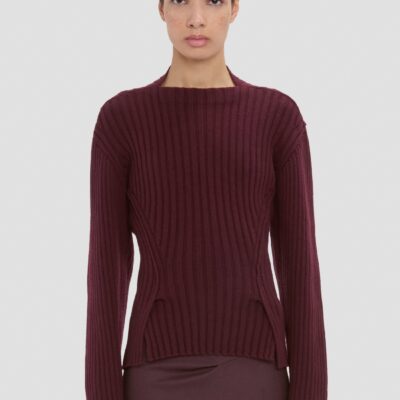 Victoria Beckham Ribbed Jumper - Image 1