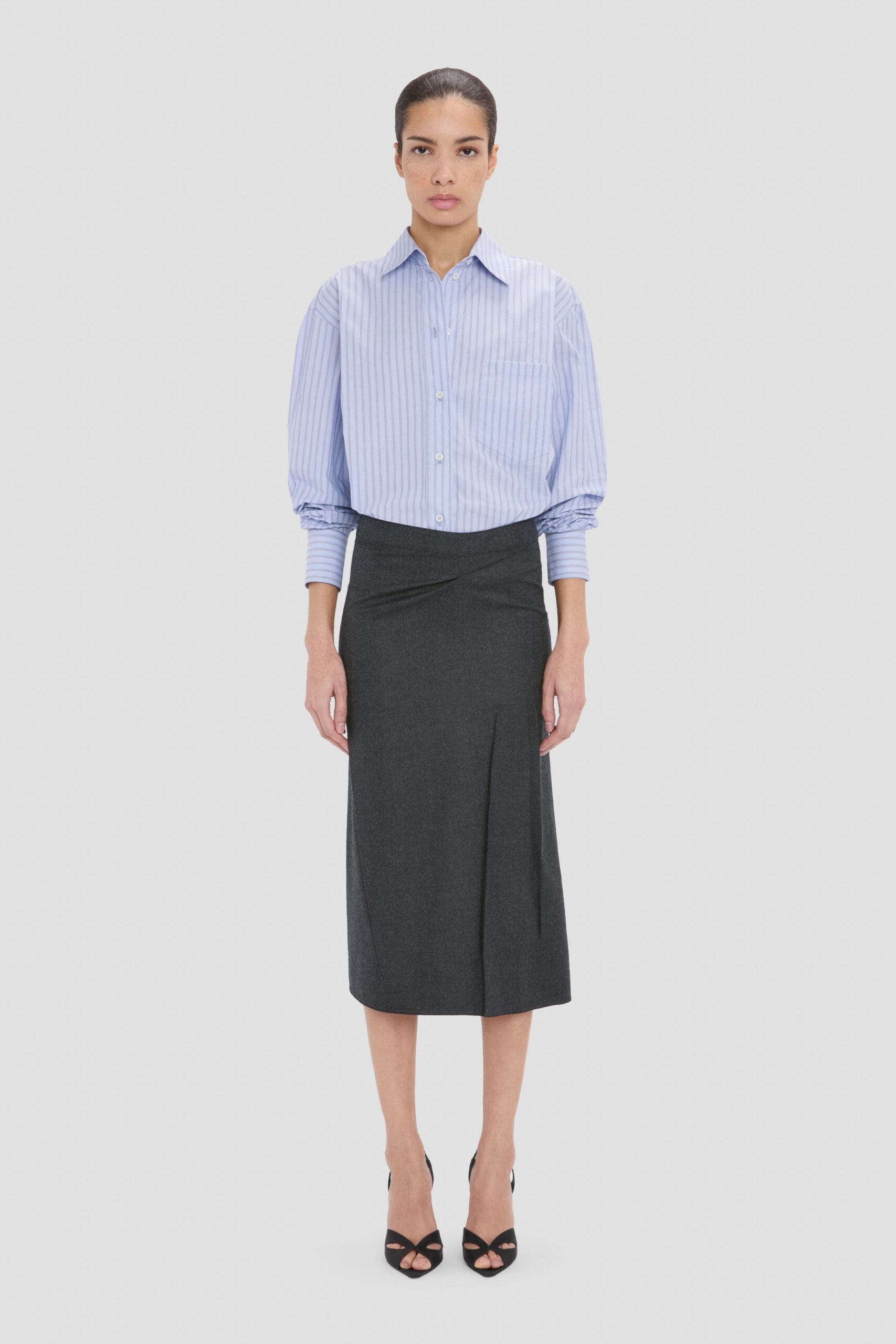 Victoria Beckham Pressed Skirt - Image 1