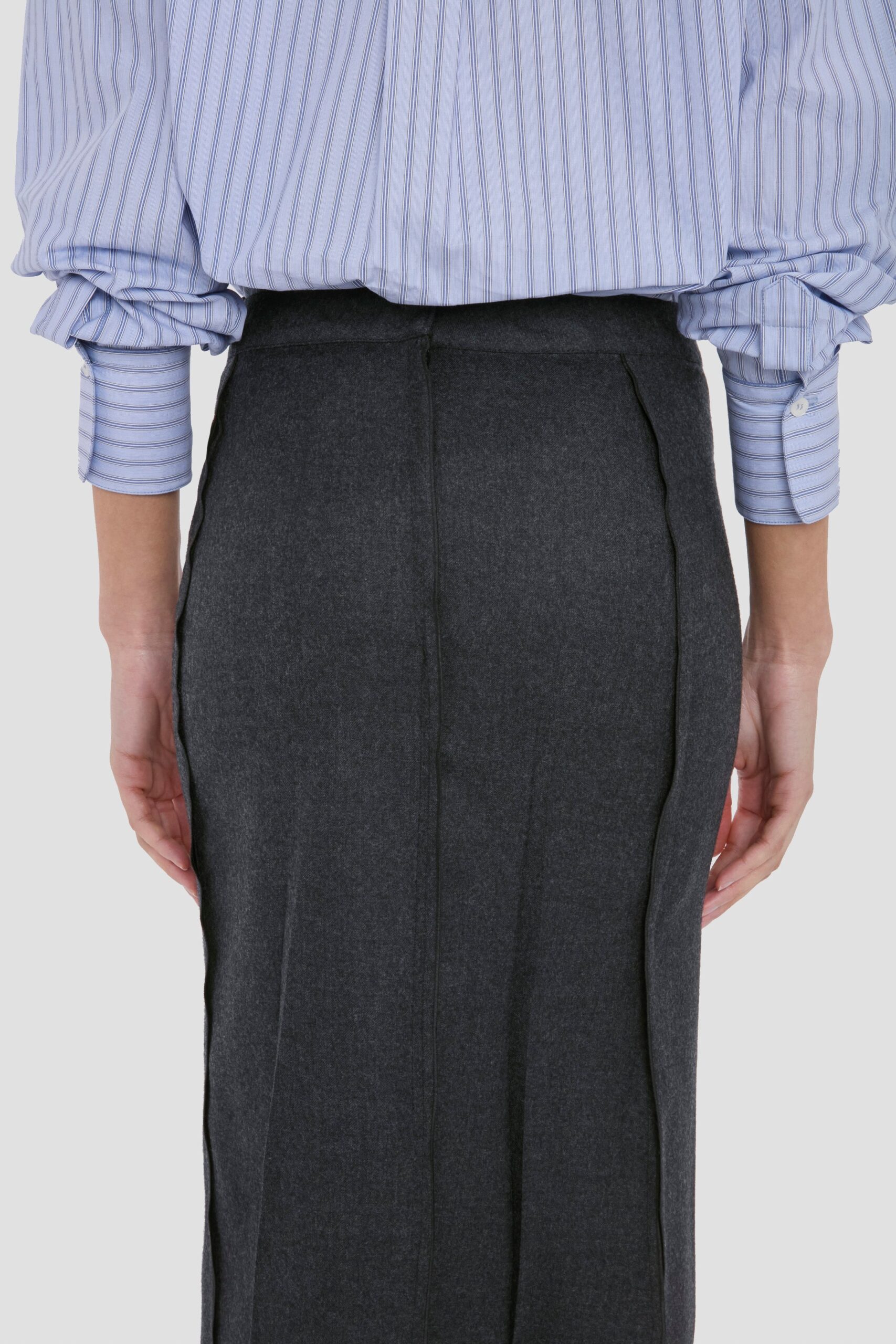 MNVBK140826065424052_3 Victoria Beckham Pressed Skirt - Image 3