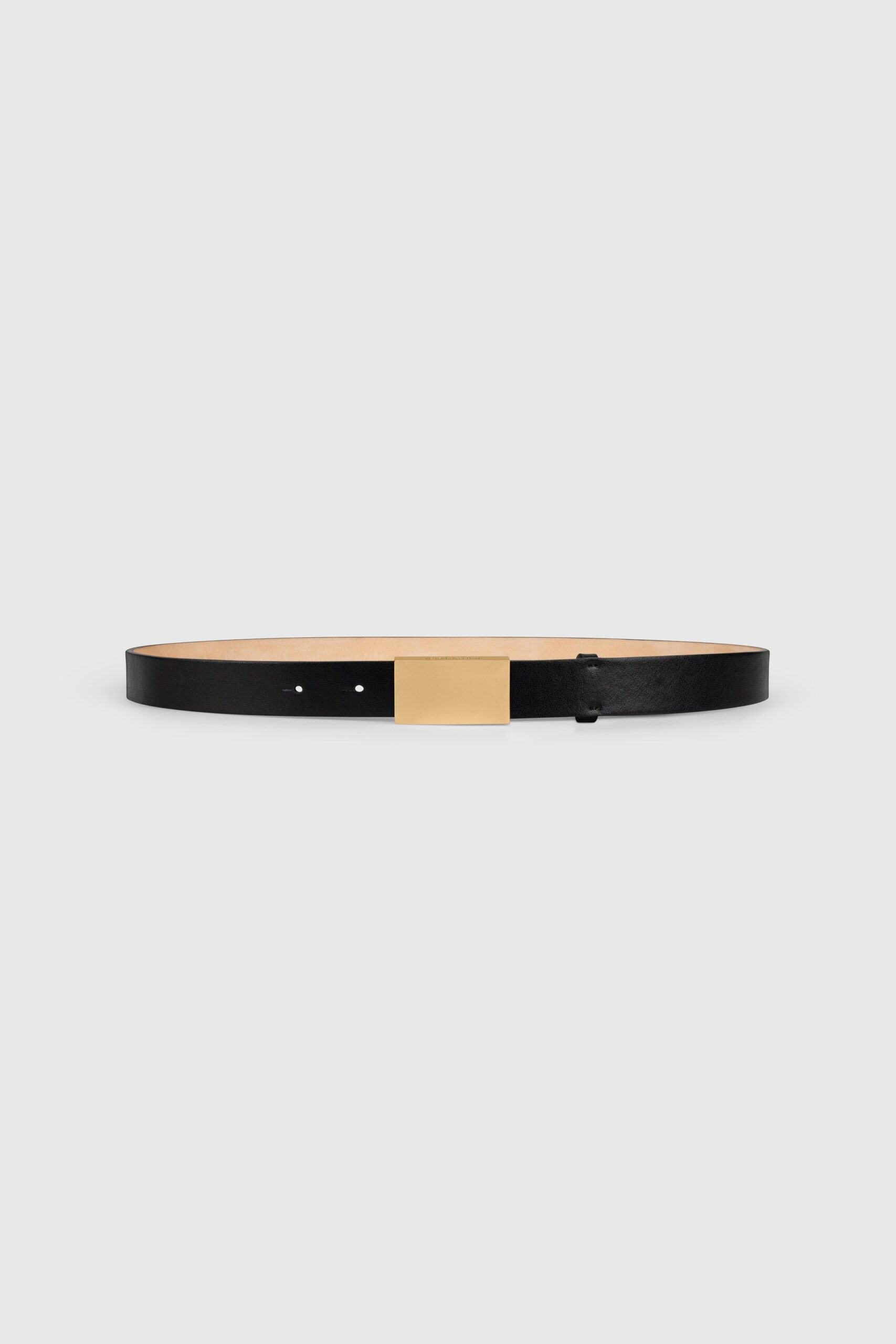 Victoria Beckham Portofino Mirror Belt Jumbo 30mm Shiny Calf Leather - Image 1