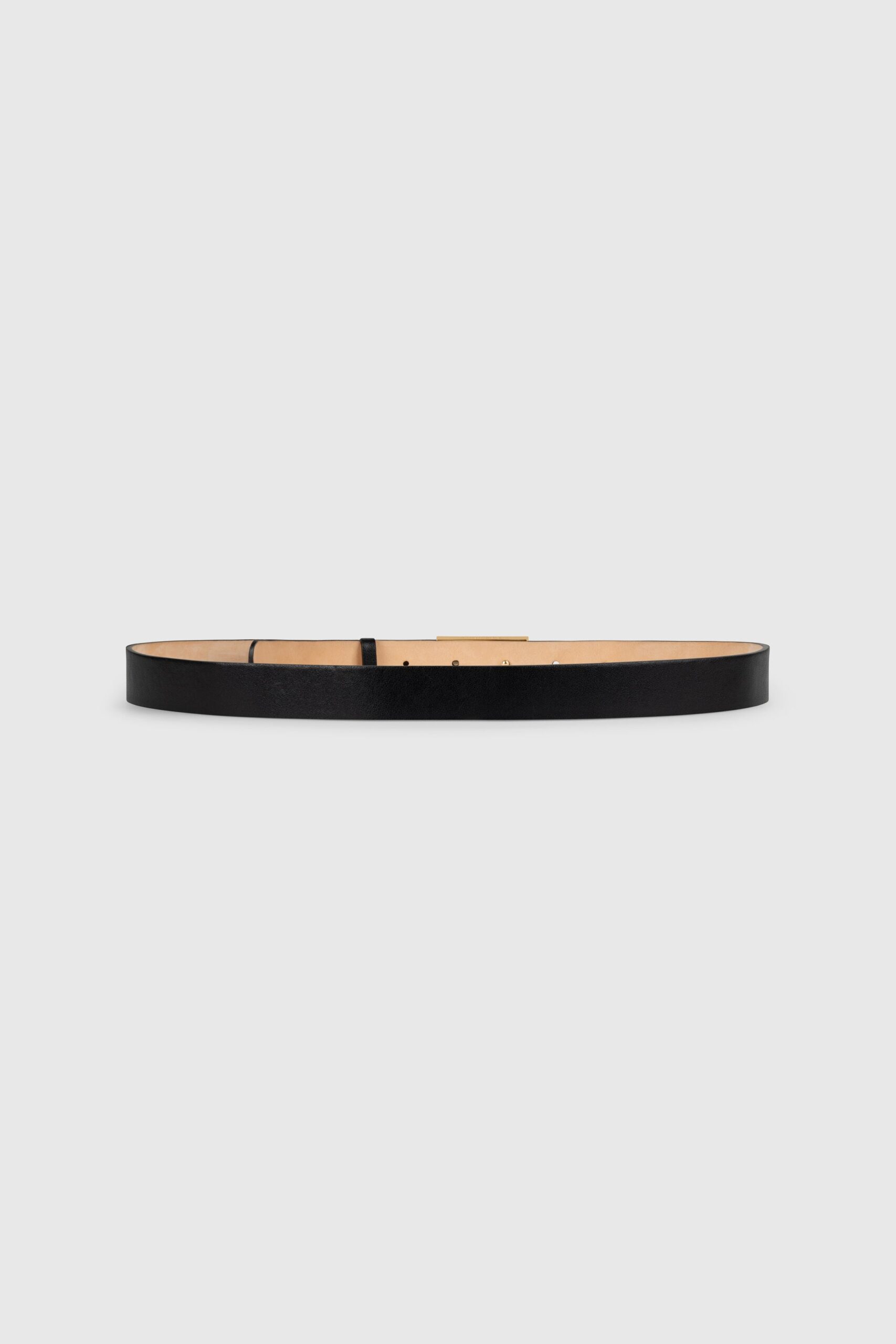 MNVBK140826065424055_2 Victoria Beckham Portofino Mirror Belt Jumbo 30mm Shiny Calf Leather - Image 2