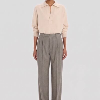 Victoria Beckham Pleated Trouser - Image 1