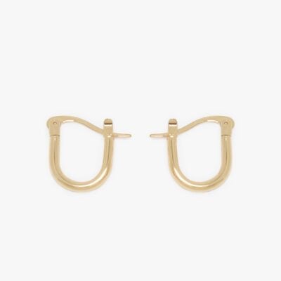 Victoria Beckham Medium Hoop Earrings - Image 1
