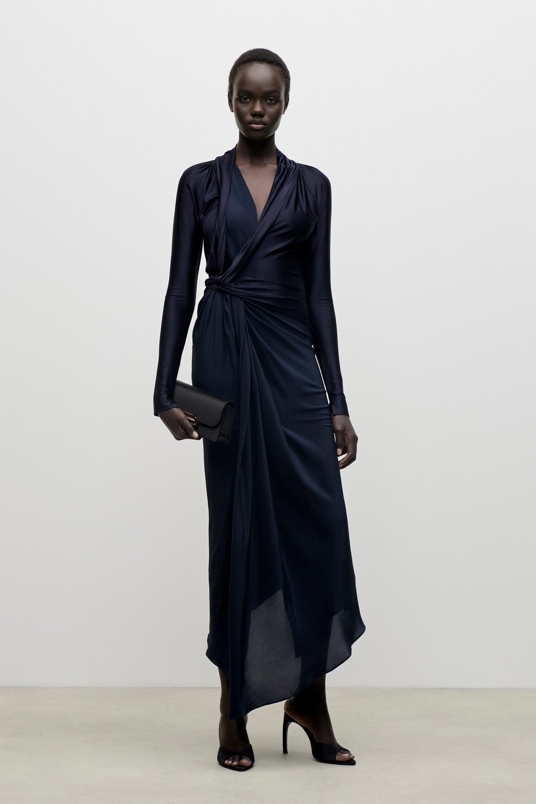 Victoria Beckham Lea Midi Dress - Image 1