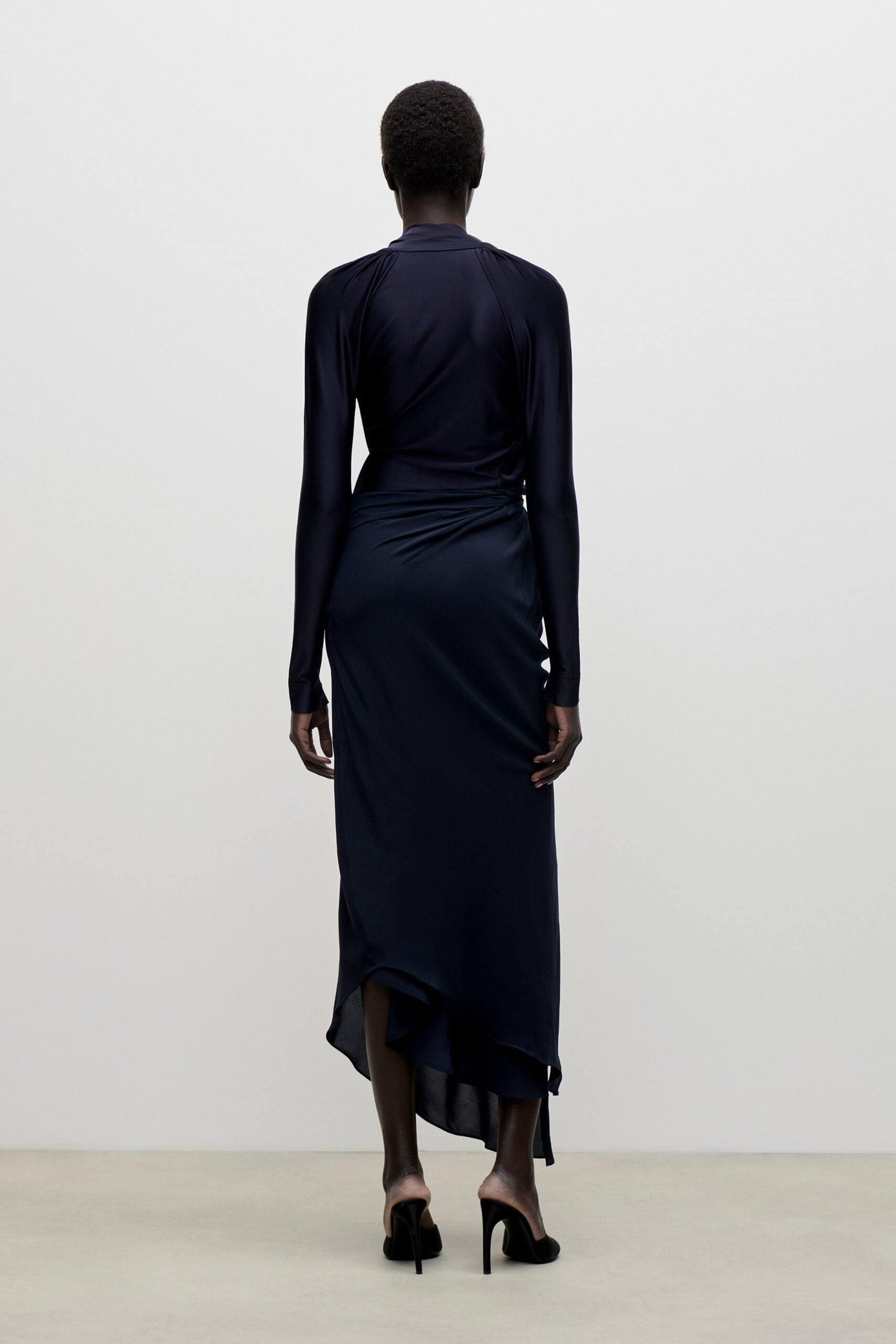 MNVBK140826065424082_3 Victoria Beckham Lea Midi Dress - Image 3