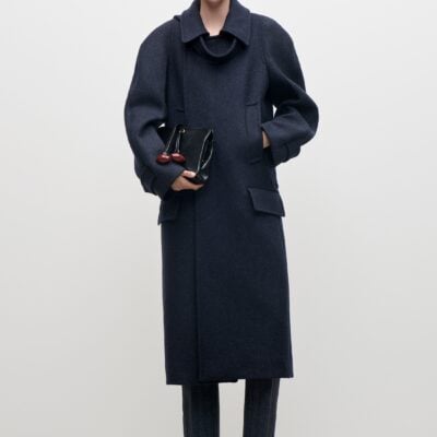 Victoria Beckham Latched Raglan Coat - Image 1