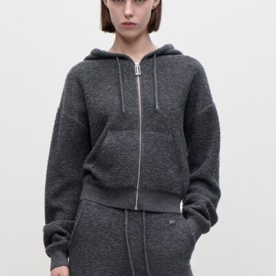 Victoria Beckham Isla Zipped Hoodie - Image 1
