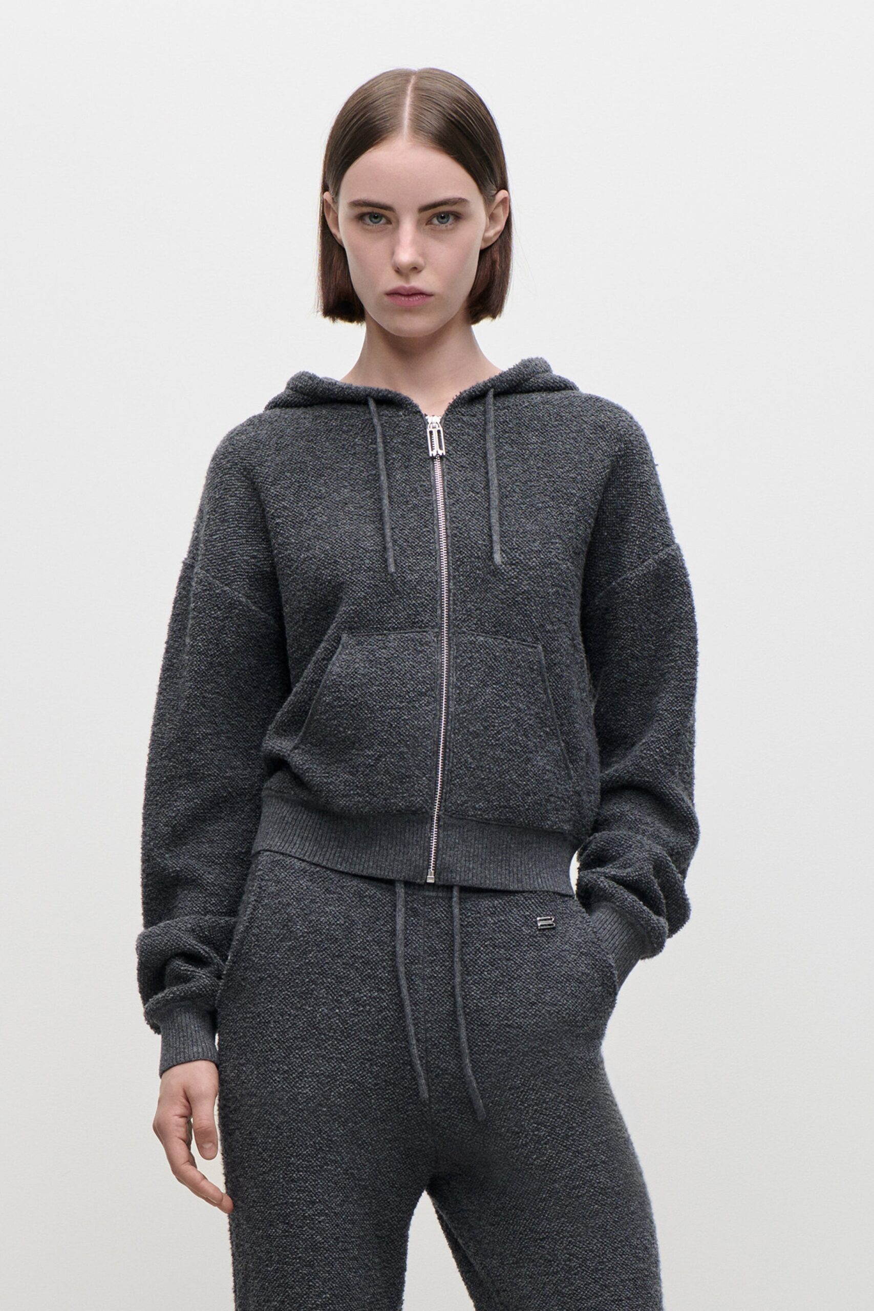 Victoria Beckham Isla Zipped Hoodie - Image 1