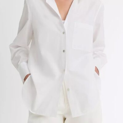 Vince. Cotton Relaxed Straight Shirt - Image 1