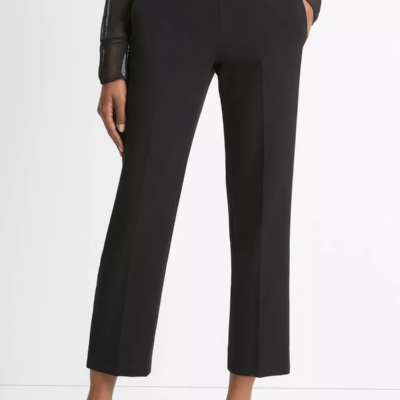 Vince. Velvet-Trim Pull-On Pant - Image 2