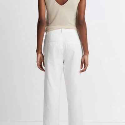 Vince. Low-Rise Washed Cotton Crop Pant - Image 2