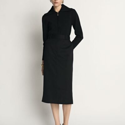 Veronika Maine Wool Pencil Skirt - Image 1