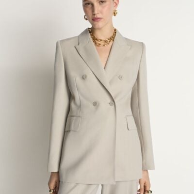 Veronika Maine Wool Double Breasted Blazer - Image 2