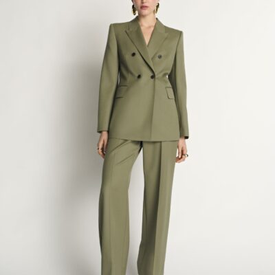 Veronika Maine Wool Blend Wide Leg Pant - Image 2