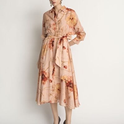 Veronika Maine Whisper Poppy Shirtdress - Image 1