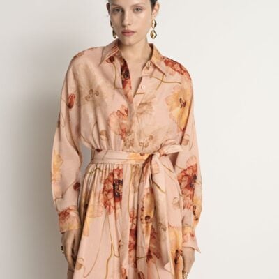 Veronika Maine Whisper Poppy Shirtdress - Image 2