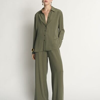 Veronika Maine Silk Relaxed Shirt - Image 1