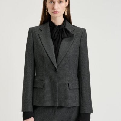 Veronika Maine Houndstooth Blazer - Image 2