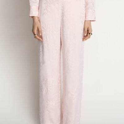 Veronika Maine Floral Jacquard Straight Leg Pant - Image 2