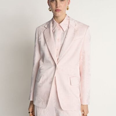 Veronika Maine Floral Jacquard Blazer - Image 2