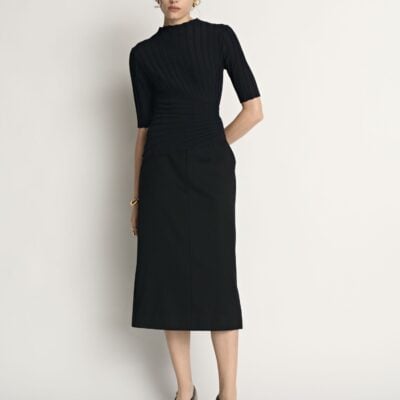 Veronika Maine Engineered Ribbed Top - Image 1