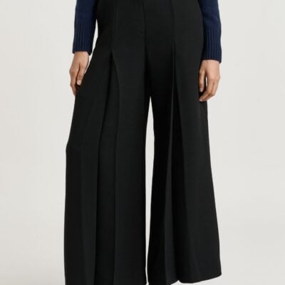Veronika Maine Double Weave Wide Leg Pant - Image 2