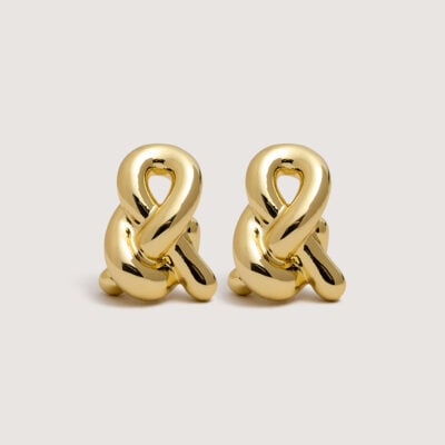 Viktoria & Woods V&W Knot Stud Earrings - Image 1