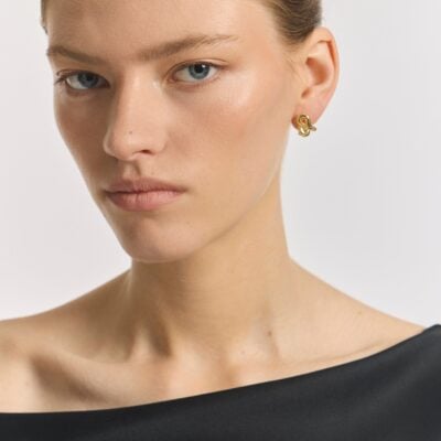 Viktoria & Woods V&W Knot Stud Earrings - Image 2