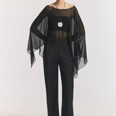 Viktoria & Woods Romance Silk Cape Top - Image 1