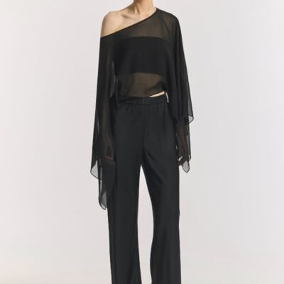 Viktoria & Woods Romance Silk Cape Top - Image 2