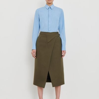 WARDROBE.NYC Wrap Skirt Midi - Image 1