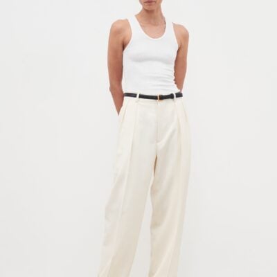 WARDROBE.NYC Tapered Low Rise Trouser - Image 1