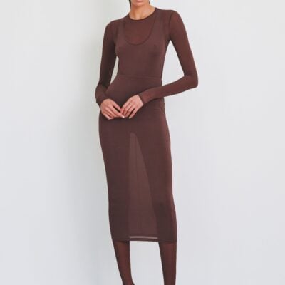 WARDROBE.NYC Sheer Skirt - Image 1
