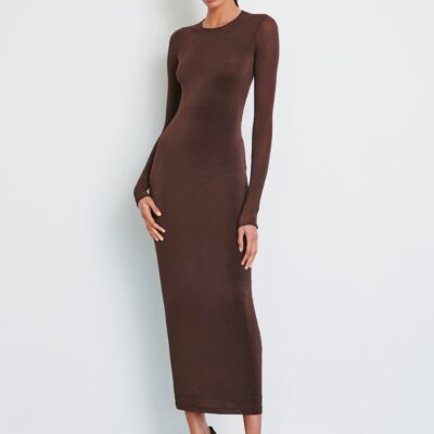 WARDROBE.NYC Sheer Dress Midi - Image 1