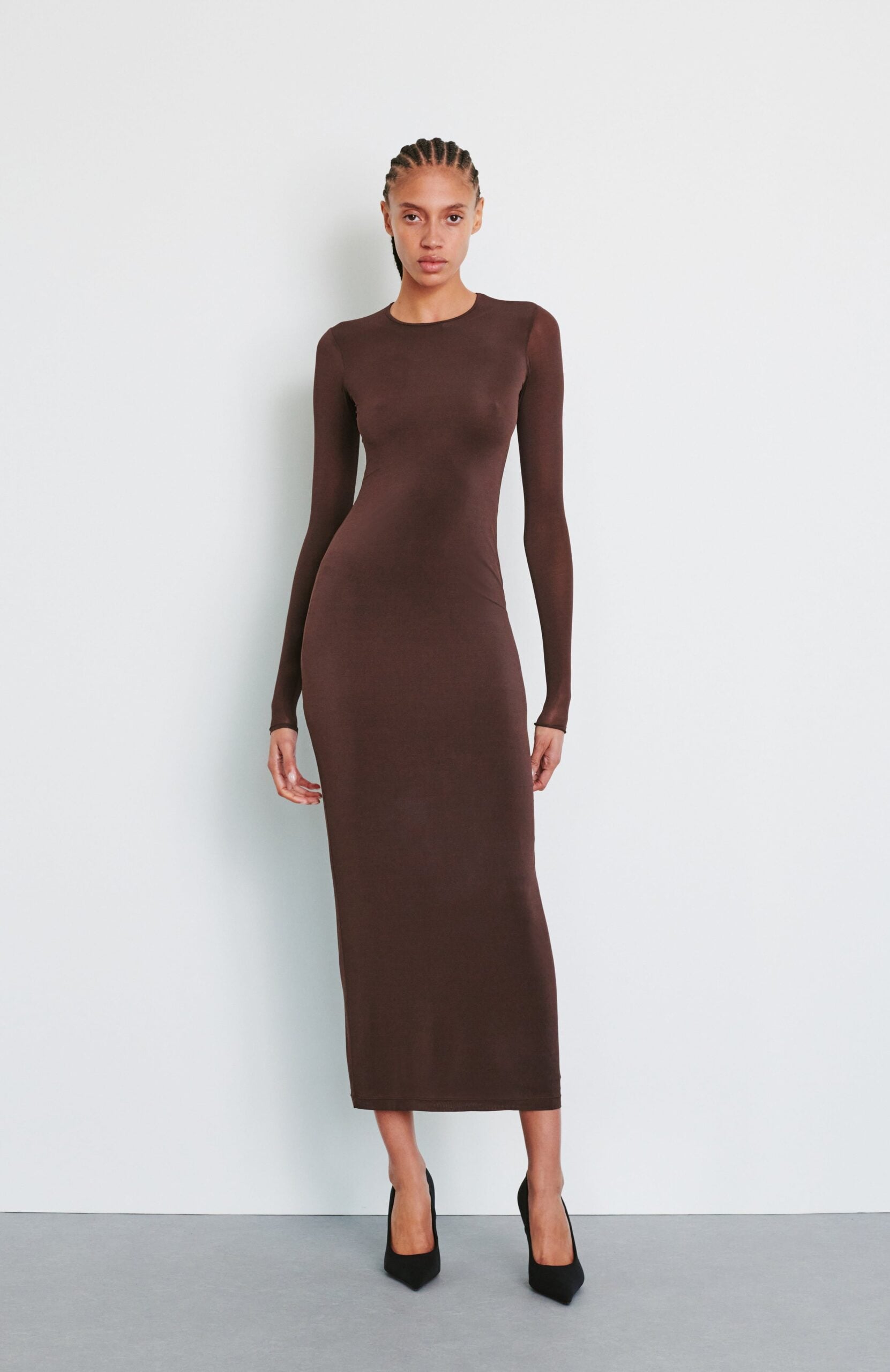 MNWRD140826071446024_2 WARDROBE.NYC Sheer Dress Midi - Image 2